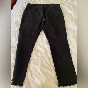EXPRESS JEAN legging mid rise  black  size 16